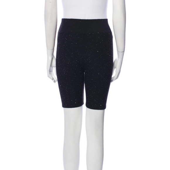 A R E A Sequin Biker Shorts - Picture 2 of 9